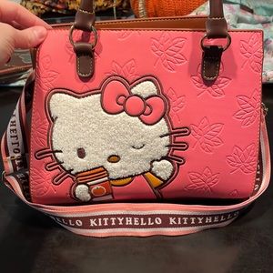 Hello Kitty pumpkin spice Loungefly crossbody bag